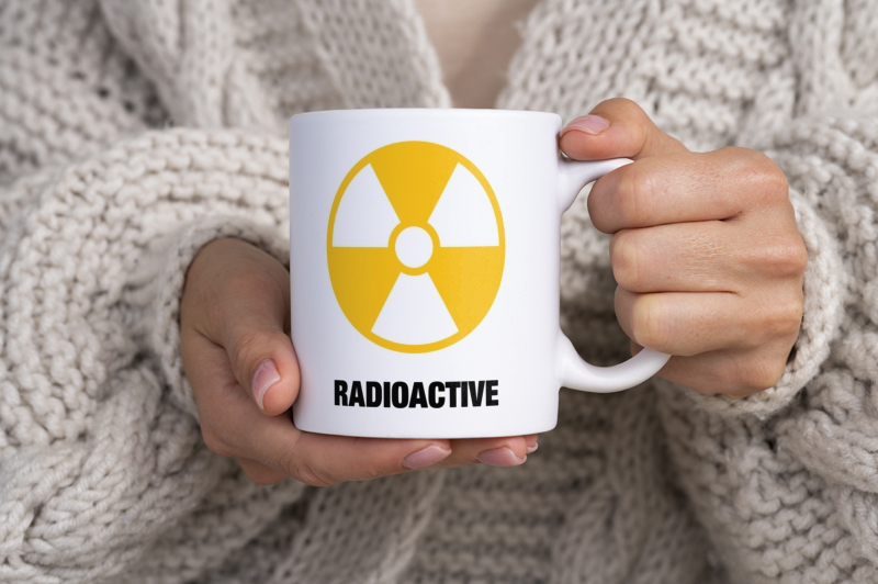 Radioactive - Kubek Biały