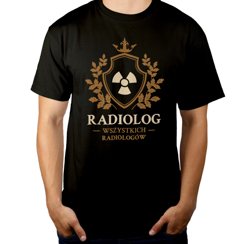 Radiolog Wszystkich Radiologów - Męska Koszulka Czarna