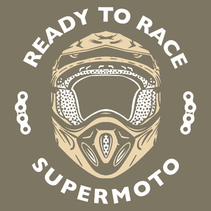 Ready To Race Supermoto - Męska Koszulka Khaki