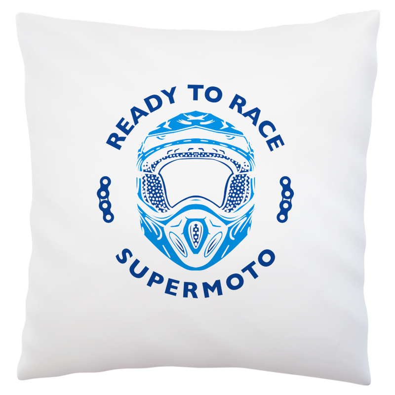 Ready To Race Supermoto - Poduszka Biała