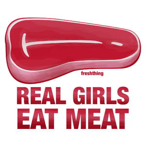Real Girls Eat Meat - Kubek Biały