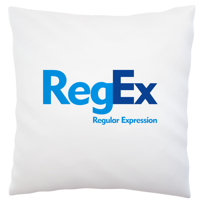 RegEx Regular Expression - Poduszka Biała