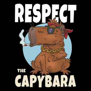 Respect Capybara Kapibara - Torba Na Zakupy Czarna
