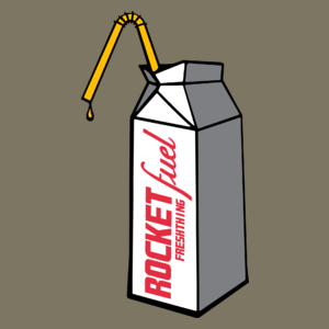 Rocket Fuel - Męska Koszulka Khaki