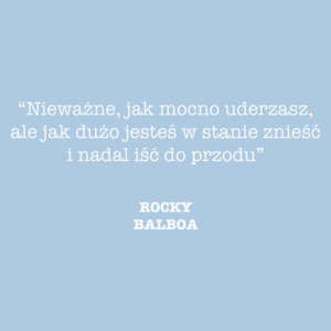 Rocku Balboa - Męska Koszulka Błękitna