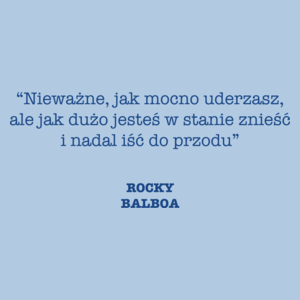 Rocku Balboa - Damska Koszulka Błękitna