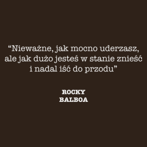Rocku Balboa - Męska Koszulka Czekoladowa