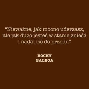 Rocku Balboa - Damska Koszulka Czekoladowa