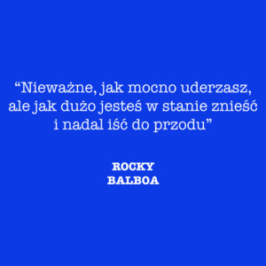 Rocku Balboa - Damska Koszulka Niebieska