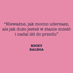 Rocku Balboa - Damska Koszulka Różowa