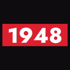 Rok Urodzenia 1948 Urodziny 75-Latek - Męska Bluza z kapturem Czarna