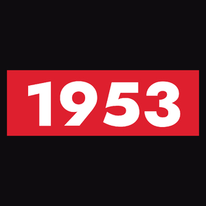 Rok Urodzenia 1953 Urodziny 70-Latek - Męska Bluza Czarna