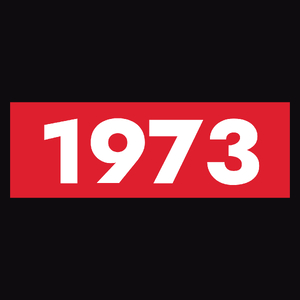 Rok Urodzenia 1973 Urodziny 50-Latek - Męska Koszulka Czarna