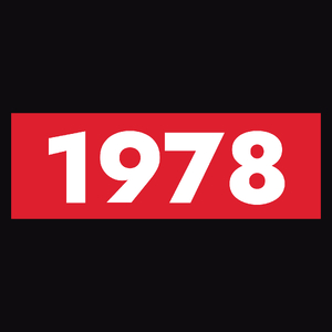 Rok Urodzenia 1978 Urodziny 45-Latek - Męska Bluza Czarna