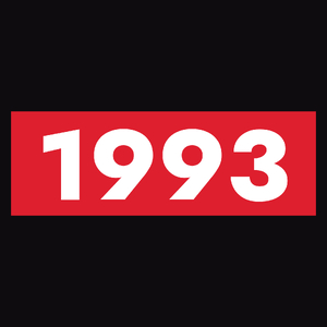 Rok Urodzenia 1993 Urodziny 30-Latek - Męska Bluza z kapturem Czarna