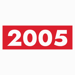Rok Urodzenia 2005 Urodziny 18-Latek - Poduszka Biała