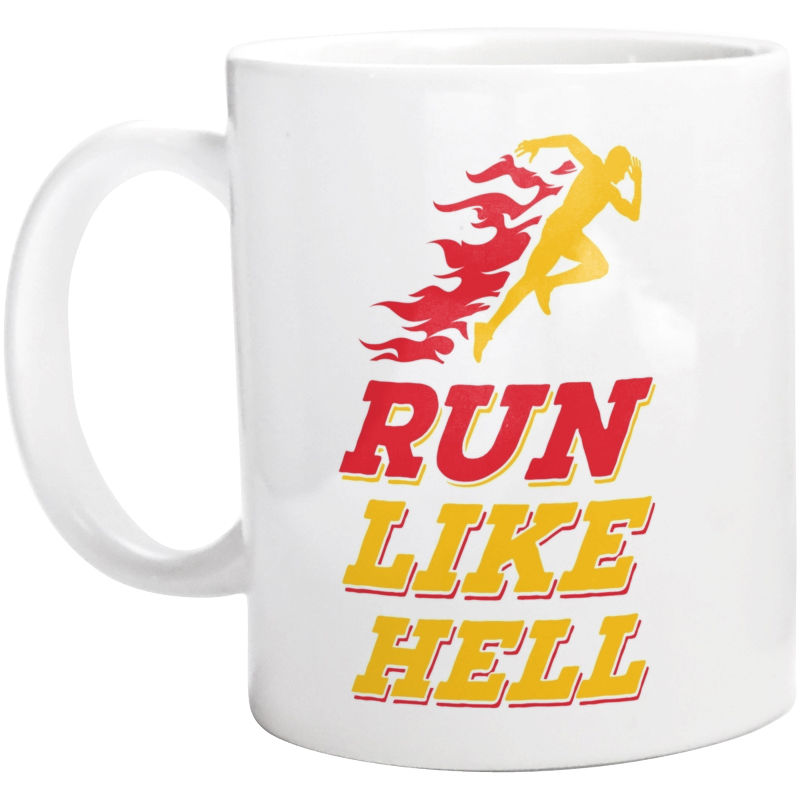 Run Like Hell - Kubek Biały
