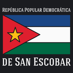 SanEscobar San Escobar Flaga - Damska Koszulka Czarna