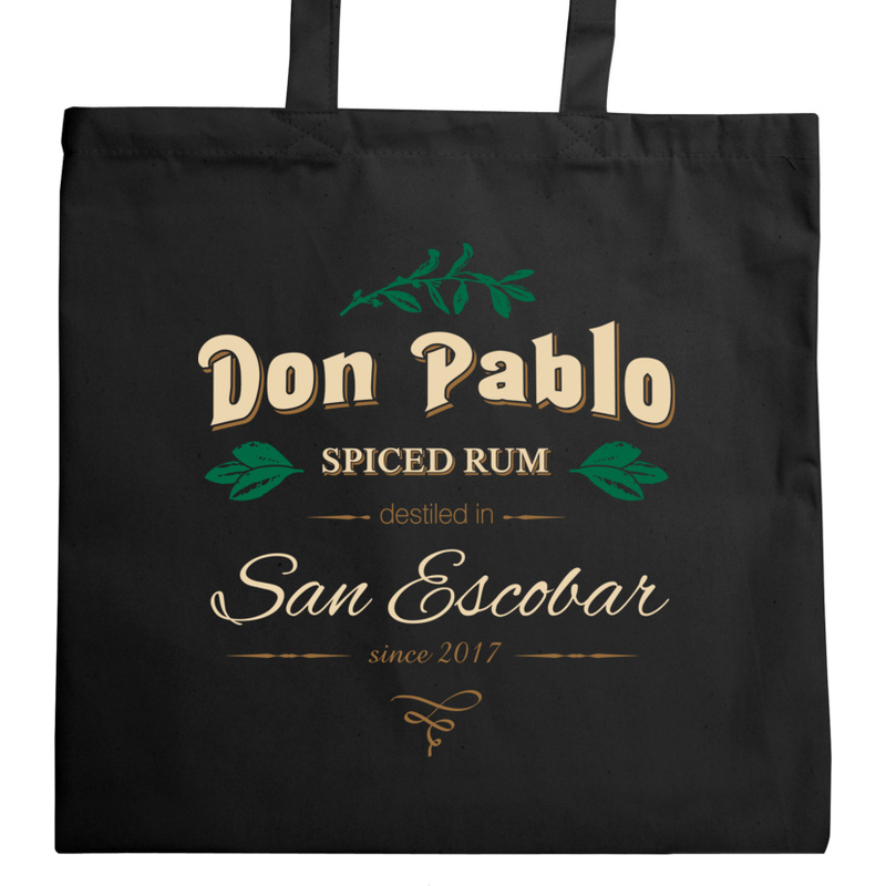 San Escobar Don Pablo Spiced Rum - Torba Na Zakupy Czarna