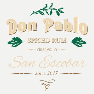 San Escobar Don Pablo Spiced Rum - Damska Koszulka Biała
