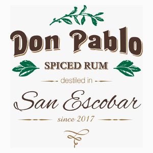 San Escobar Don Pablo Spiced Rum - Poduszka Biała