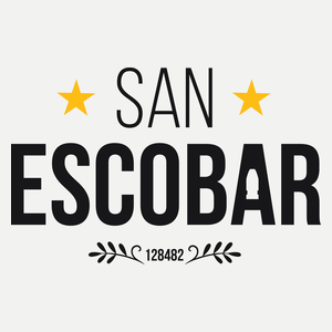 San Escobar SanEscobar - Damska Koszulka Biała