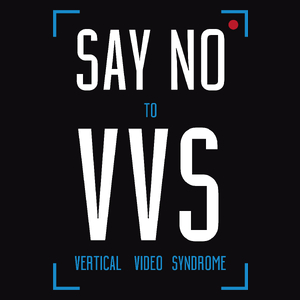 Say No To Vertical Video Syndrome - Męska Bluza Czarna
