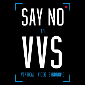 Say No To Vertical Video Syndrome - Torba Na Zakupy Czarna