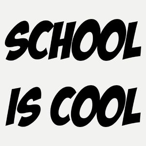 School Is Cool - Damska Koszulka Biała