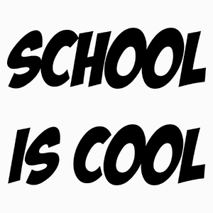 School Is Cool - Poduszka Biała