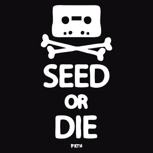 Seed Or Die - Męska Bluza Czarna