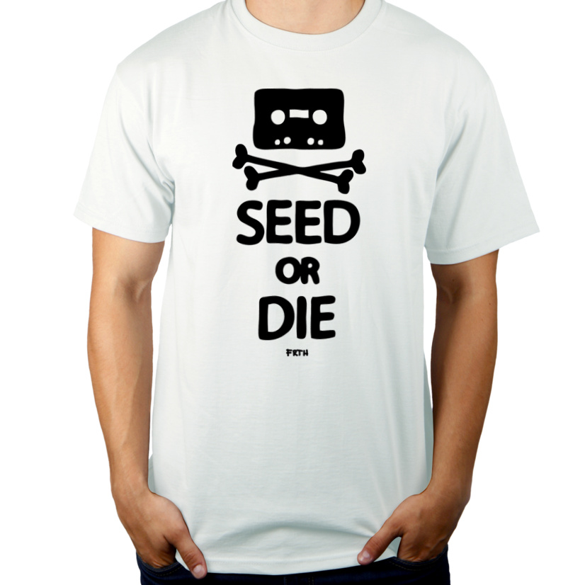 Seed Or Die - Męska Koszulka Biała
