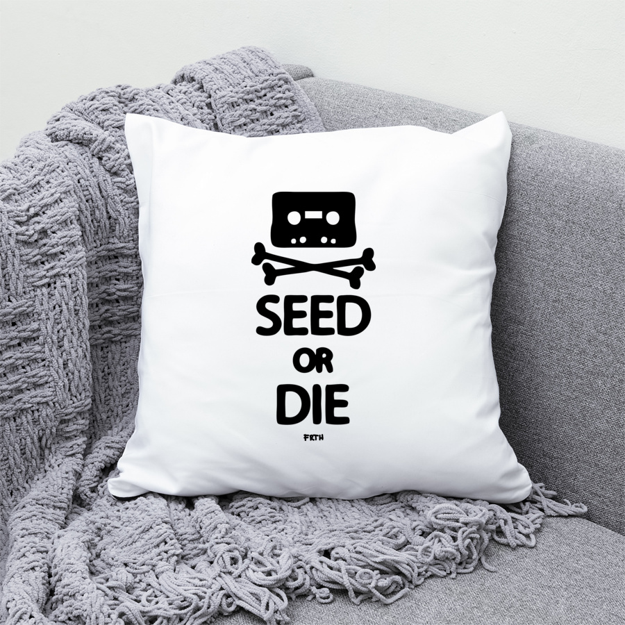 Seed Or Die - Poduszka Biała