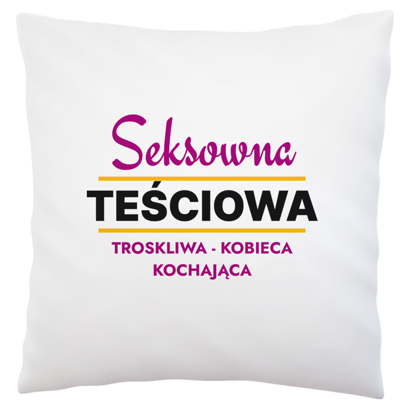 Seksowna Teściowa - Poduszka Biała