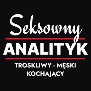 Seksowny Analityk - Męska Koszulka Czarna