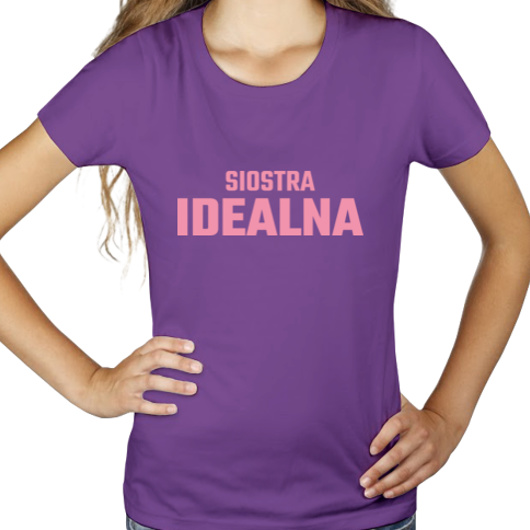 Siostra Idealna - Damska Koszulka Fioletowa