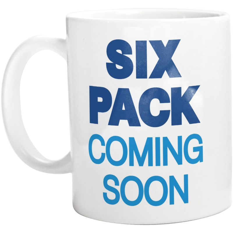 Six Pack Coming Soon - Kubek Biały