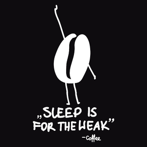 Sleep Is For The Weak - Męska Bluza z kapturem Czarna