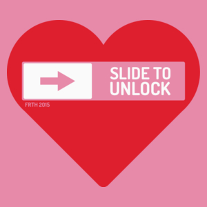 Slide To Unlock Feelings - Damska Koszulka Różowa