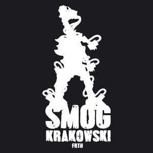 Smog Krakowski - Damska Koszulka Czarna