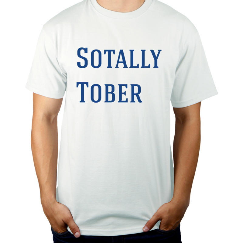 Sotally Tober - Męska Koszulka Biała