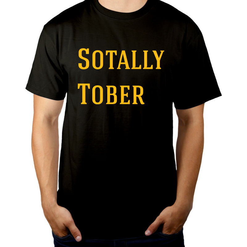 Sotally Tober - Męska Koszulka Czarna