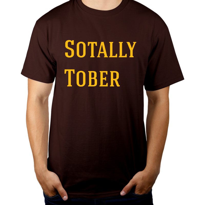 Sotally Tober - Męska Koszulka Czekoladowa