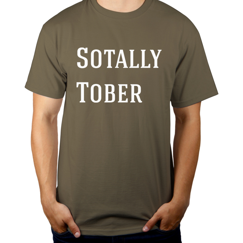 Sotally Tober - Męska Koszulka Khaki