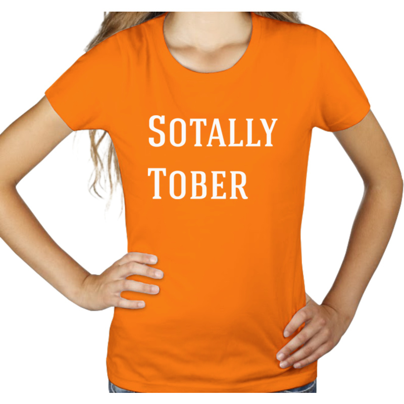 Sotally Tober - Damska Koszulka Pomarańczowa