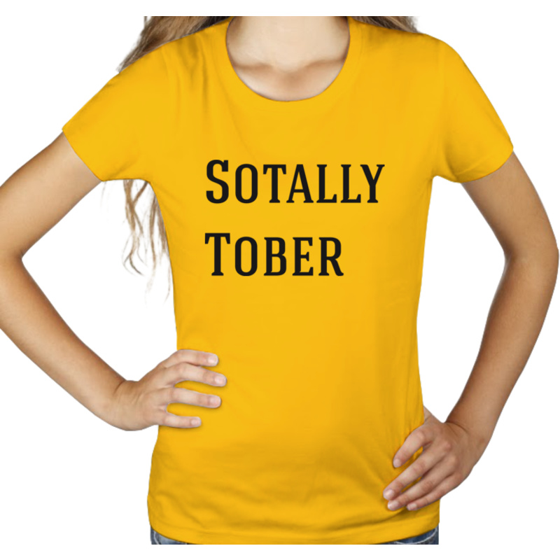 Sotally Tober - Damska Koszulka Żółta