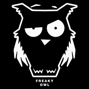 Sowa Freaky Owl - Torba Na Zakupy Czarna