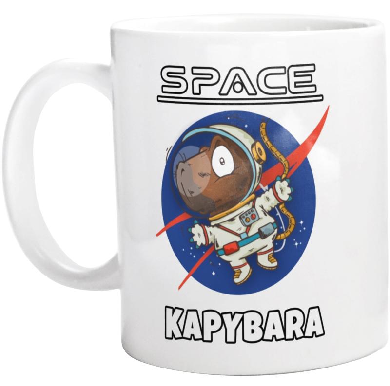 Space Kapybara Kapibara - Kubek Biały