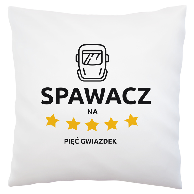 Spawacz Na 5 Gwiazdek - Poduszka Biała