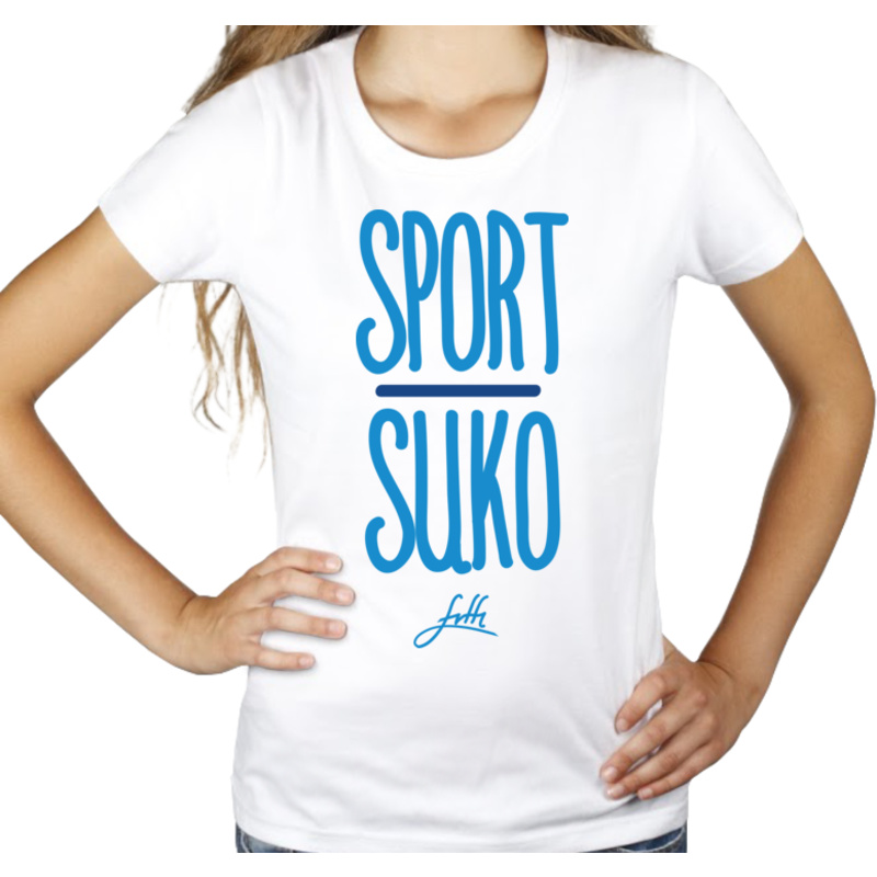 Sport Suko - Damska Koszulka Biała